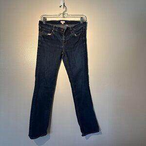 J Crew low rise 26/29 Stretch blue jeans